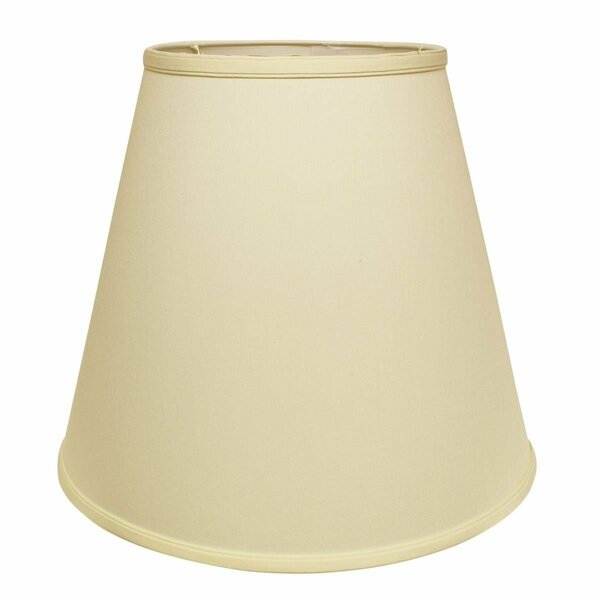 Homeroots 16 in. Ivory Deep Empire No Slub Lampshade, Egg 470017